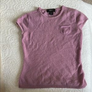Express 100% cashmere top lilac color- lilac